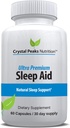 Natural Sleep Aid - Herbal Sleep Supplement Made with Valerian Root, Melatonin, Chamomile, Magneziu 