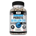 Kaya Naturals Probiotic 60 Miliarde CFU - Probiotice pentru femei, Probiotice pentru barbati si adulti, Natural - Suplimentul de suport pentru sanatate si imun - Ofera suport digestiv - 60 Capsule vegetale