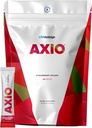 LifeVantage AXIO Regular Energetic Drink Powder, Nootropic Supplement, Focus & Mood Support, cu L-theanină, Ceai Verde, B Vitamine, DMAE, Querbetin & Pine Bark, Strawberry Splash, 30 Pachete