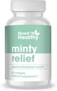 Bun 'N menta sanatoasa de ajutor Peppermint Softgels, Supliment pentru natural Digestive Comfort, 3 luni de aprovizionare