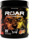 Regula 1 R1 Roar - Praf de pregătire prealabilă cu Creatină, Beta-Alanină, Citrulină, Electroliți și Cafeină (30 Serviri, Peach Mango)