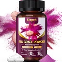 Piceid Resveratrol Supliment și NAD+ Regenerator de celule, Ultra înaltă puritate & Biodisponibil, Suport Heart Health, fluxul de sânge, producția de energie celulară &Metabolism, Red Grape Powder, 45 zile de aprovizionare-119