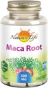 Nature's Life Maca Root 500mg | Healthy Energy, Vitality & Stamina Support | Non-GMO, Vegan | No Fillers | 100 Veg Caps