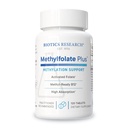 Biotics Research METHILFOLATE PlusTM Metilfolat, Bioactive Folate + B12, Sprijină Sănătate cardiovasculară, Dezvoltare fetală, Sănătate Nervie, Suport Methylation, Nivele Homocisteină. 120 comprimate