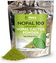 Maxx Herb Organic Nopal Cactus Powder, pentru sanatos Digestion & Immune Support, High in Dietary Fiber, Calciu & Vitamina C, Vegan, Non-GMO și Gluten Free - 12 Oz Bag