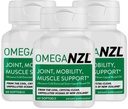 Original Omega-3 supliment de sprijin comun, cel mai bun ajutor muscular natural, capsule de ulei verde cu vârf Mussel, 180 Softgels, fără gust de pește