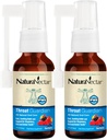 NaturaNectar - Bee Propolis Ghroat Spray - Unique Throat Relief and Wellness Agent - Brazilian Bee Propolis Guardian Spray - Ethical Bee Bee Berry Flavor (2-Pack, 1.06 Fl Oz.)