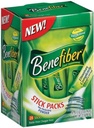 Benefiber Fiber Sugar-Free on the Go Stick Packs, Unflavored, 28 ea (Pachet de 9)