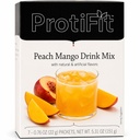 PROTIFIT - Amestec de praf de mare aroma de proteine, 15g proteine, calorie scăzut, zahăr fără, proteine ideale Compatibil, 7 serviri pe cutie (Peach Mango)