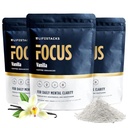 Vanilla MCT ulei 3-Pack - Boost Energy & Clarity - MCT pulbere + Nootrops + Adaptogens pentru o experiență ridicată de cafea - Keto, Vegan, 0 Zahăr - cu Taurină, L-Tyrosine, Rhodiola & More