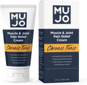 MUJO Chronic Tonic Muscle & Joint Pain Relief Cream - Ingrediente organice cu acţiune rapidă, cu laser lung - Penetrare profundă pentru artrită / luxaţii - 3 fl oz