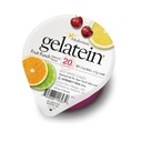 Gelateină Punch de fructe: 20 grame de proteine. Fără zahăr. Ideal pentru diete lichide clare, dificultăţi de înghiţire, bariatrie, dializă şi oncologie. Mare pre sau post-workout gustare. (12 ambalaj)...