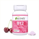 EZ Melts B12 Vitamina sublingual 2.500 mcg, metilcobalamină, zahăr-fără, 3-luna alimentare - 1 ambalaj