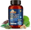 Concentrează-te şi Memory Vitamins, 13-in1 Multi-Benefit Blend pentru Cognitive şi Brain Health, Memory Supplement for Brain, 90 Vegetarian Capsule