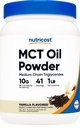 Nutricost Premium MCT Oil Powder (1 LB, Vanilla) - Cel mai bun pentru Keto, Ketosis, și Ketogenic Diete - Zero carburanți nete, non-GMO și gluten gratuit, lanț mediu triglicerid