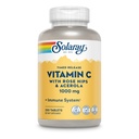 SOLARAY Vitamina C w/Rose Hips & acerola 