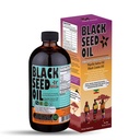 Ulei etiopian negru de semințe - 3,43% Thymochinonă rece-Pressed Black Chimin Seed de la Pure Nigella Sativa - Prima presăre semințe negre Non-GMO îmbunătățit - 16 Oz Sticla dulce Sunnah