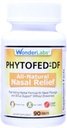 Wonder Laboratories Fitofed-DF Toate-naturale de relief nazal și decongestionant, 90 comprimate