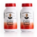 Formularele originale ale lui Christopher Lower Bowel Cleanse Capsule Formula - Herbal Laxative Colon Cleanse şi Gut Cleanse 100 ct. - Ambalaj cu 2 capsule