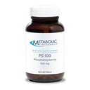 Întreținere metabolică PS-100 Fosfatidilserină, 100 mg - Supliment pentru susținerea memoriei normale + cognitive, Promovarea somn odihnitor (60 Softgels)