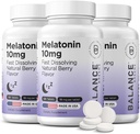 Balancebreens Melatonin 10mg Rapid-Dizolvare, 120 comprimate 