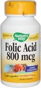 Acid folic Calea naturii 800mcg 100 capsule (Pachet de 2)