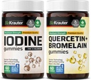Iod 60 Gume şi Querbetin cu Bromelain 60 Gummie