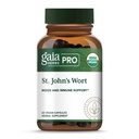 Gaia Herbs Pro St. John's Wort - Supliment de suport pentru sistemul imunitar sănătos - Supliment de sănătate cu Organic St John's Wort - 60 Fito-Caps lichid (30 Servings)
