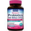 Probiotice înnăscute de vitalitate pentru femei, 100 miliarde CFU 18 Tulpini, prebiotice și probiotice, cu cranberry, vitamina C & B6 P5P, Vaginal & Digestive Health, Necongelate, 60 Capace
