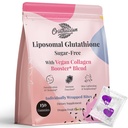 Liposomal Glutatione Gummies 1000MG - Zahăr L-glutation cu vitamina C & Vegan Colagen - Antioxidant & Skin Wellness - 150 Conte