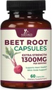Capsule rădăcină de sfeclă 1300mg - extra puterea Red Beetroot pulbere Suplimentul 