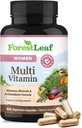 ForestLeaf Daily Vitamin Multivitamin for Women, Multi-Vitamin for Women - Womens Multivitamins & Multiminerals Supplement | All Essential Vitamins Needed for Health & Energy | 60 Veg Caps