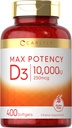 Carlyle Vitamina D 10000 UI 400 Softgels 