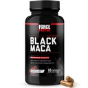 Force Factor Black Maca Root Vitality Supliment pentru barbati cu absorbtie superioara si putere, extract natural Maca Negra, Seria Fundamentale, 1000mg, 60 capsule
