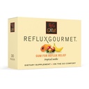 Reflux Gourmet Tropical Soothe Gum Alginate Terapie Bicarbonat de sodiu Guma pentru Reflux Acid, Oral, Cognitive, și Digestive Support, Natural cu Ginger, Celeriac, Aloe, Zahăr gratuit, Gluten gratuit, Vegan