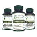Algae, Fumoidan, Blue Green Algae, Kelp, Bladderwrack, Chlorella, Spirulina, Irish Moss, Dulse, 90 VCaps, High Absorbable, Non-GMO, Gluten-Free (Pachet de 3)