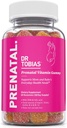 Dr. Tobias Prenatal Vitamina Gummy, Vitamine prenatale gratuite de fier cu DHA și acid folic, Niacin, Biotin, B6, & B12, Include ulei de pește, pentru suport pre-natal, 60 Gumies, 30 Serviri