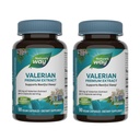 Natura's Way Valerian Premium Extract - 220 mg extract valerian per 2-capsule Servire - Suportă somn odihnitor * - Proiect non-GMO verificat - Suplimente vegetale - Gluten gratuit - 90 capsule (2 ambalaj)