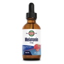 KAL Melatonina 3mg DropIns, Ajutor de somn cu acţiune rapidă, Melatonina scade pentru relaxare calmantă şi suport sănătos pentru ciclul de somn, aroma de zmeură naturală, 60 Day Guarantee, Aprox. 88 Serviri, 3 fl oz