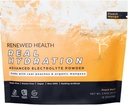 Hidratare Reală - Mix electrolit organic pe bază de fructe - Made with Organic Fruits & Pink Salt - Zero Sugar & Vegan - Hydration, Immune & Recovery Support (15 Servings, Peach Mango)