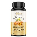 Liposomal Turmeric Curcumin Supliment 2000mg, 95% Standardizat Curcuminoid Extract & organic Root pulbere cu Piperine Black Pepper Fruit (15mg), 60 softgels
