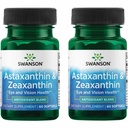 Swanson Astaxantină & Zeaxantină Suplimentul pentru sănătatea ochilor pentru profesioniștii cu greutate mare cu 4 mg Astexantină & 4 mg OmniXan Zeaxantină (60 Softgels, 2 Pack)