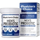 Alegerea medicului Probiotice pentru bărbaţi - 70 Miliarde CFU - 8 Tulpini - w/Seleniu & Prebiotice organice - Susţine Digestive Health, Microbiome, Colon, & Immune Health - Advanced Men's Probiotic - 30ct