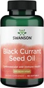 Swanson Black Currant Ulei de semințe - Suplimentul vegetal Promovarea sistemului imunitar și de asistență pentru sănătate cardiacă - Formula naturală de sprijin comun Sănătate - (180 Softgels, 500mg fiecare)