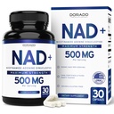 Suplimentul NAD (500 mg NAD+ pur 95% pe servire) Suplimentul NMN, NAD Nicotinamidă suport Ribozide (al treilea parte testat, Vegan Safe, Non-GMO, Nu Fillers, & Made in the USA - 30 Vegan Capsule)