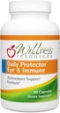 Wellness Resources Daily Protector Eye & Immune - Lutein, Lycopene, Zeaxanthin, Cryptoxanthin, Bilberry and More for Eye, Immune, and Skin Health (90 Capsules)