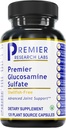 Premier Research Labs Glucosamine Sulfate - Capsule fără glucosamină glucosamină pentru sprijin comun, Connective tesut Health, 750 mg Per Serving, Vegan Friendly - 120 Capsule vegetariene