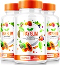 NutraRize (3 ambalaj) Pay capsule slim, PaySlim Toate-naturale supliment pentru pierderea in greutate sanatoasa, Formula Premium pentru a atinge organisme și obiective de fitness, Recenzii oficiale (180 capsule)