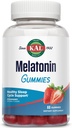 KAL Melatonina Gummies, Melatonina 5mg Ajutor de somn, Relaxare sanatoasa, Durata somnului, Formula de suport de calitate, si calmitate, Vegetarian, Gluten gratuit, Aroma naturala de capsuni, 30 Serviri, 60 Gummies