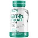 Nutri 5-MTHF L Methylfolat 1MG - 4 Luna de aprovizionare, 120 Vegan comprimate - metilat Folate Supliment - Functie cognitiva, Heart Health, Prenatal Support - 3rd Party Testat - NSF Certificat Facility
